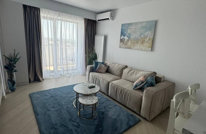 Аренда светлой 2-комнатной квартиры, 48 м², район Пипера, Бухарест, Румыния